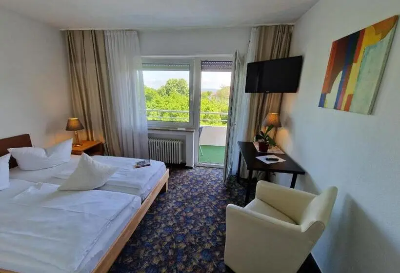 اتاق استاندارد با بالکن, Apart Hotel Freiburg