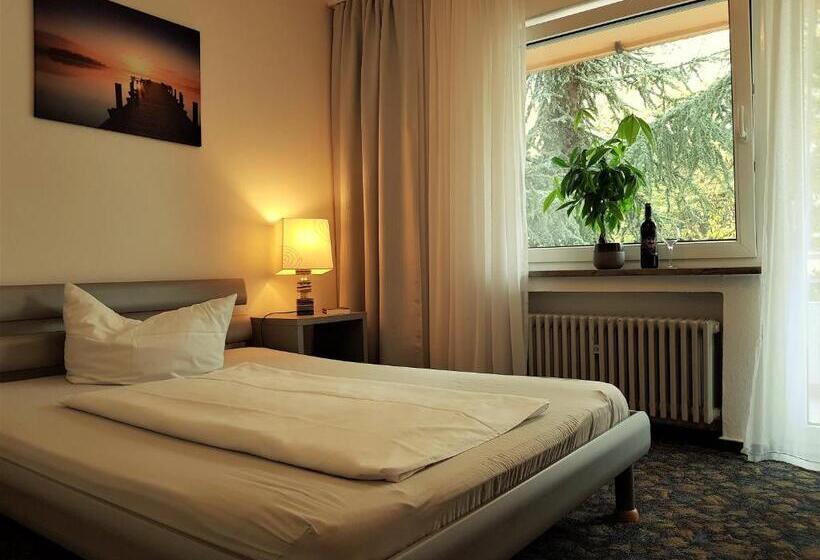 Quarto standart com varanda, Apart Hotel Freiburg