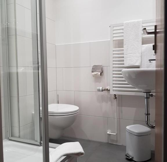 Quarto Standard Individual com Balcão, Apart Hotel Freiburg