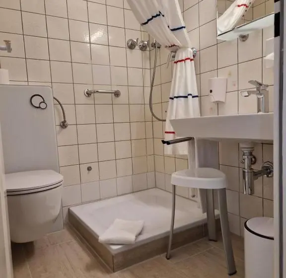 اتاق استاندارد یک تخته با بالکن, Apart Hotel Freiburg