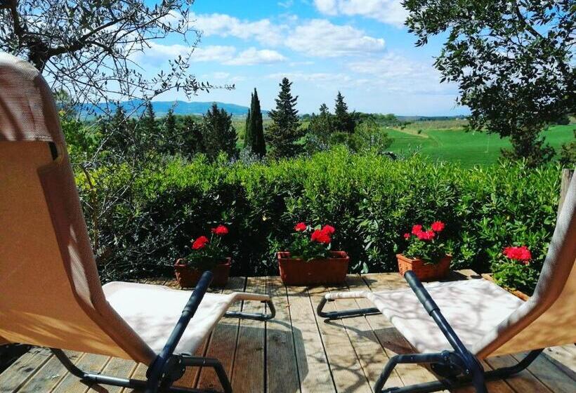 اتاق استاندارد با چشم‌انداز باغ, La Locanda Del Barbagianni