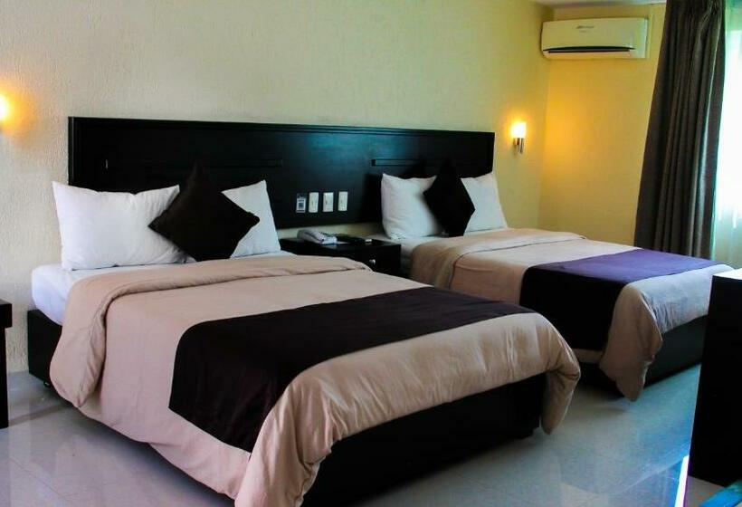 带2个双人床的标准工作室, Quinta Chiapas