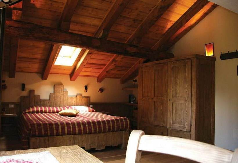 스탠다드 룸 산 전망, Albergo Herbetet