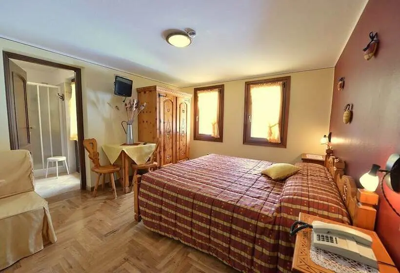 Standard-huone, Albergo Herbetet
