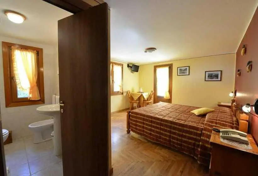 Standard-huone Vuoristonäkymä, Albergo Herbetet