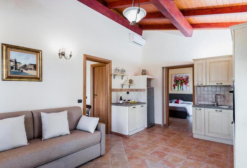 Апартаменты 1 Спальня Вид на Бассейн, Valleforno Country House Di Charme