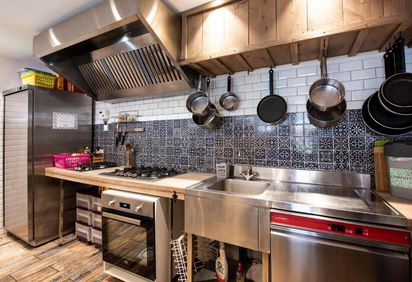 سرير فى غرفة مشتركه, Villa Zenith Hostel La Surf House