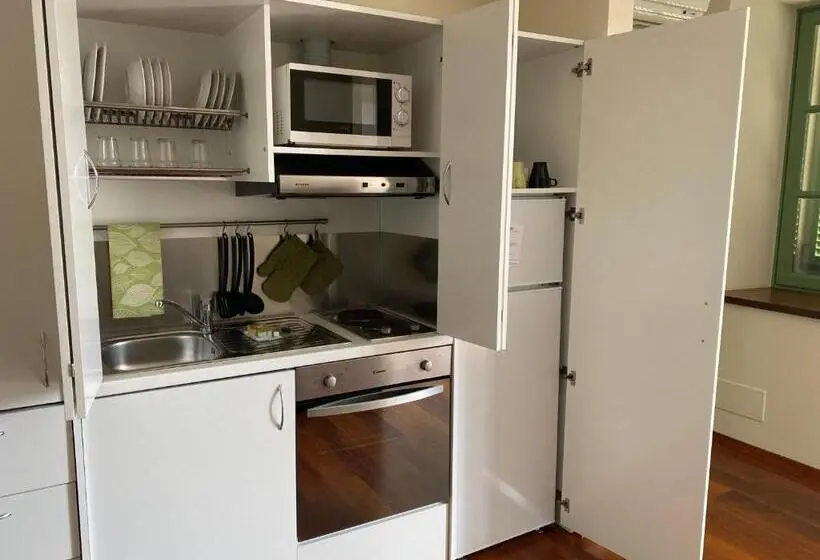 庭の見える１ベッドルームアパートメント, Residence Delle Tre Corone