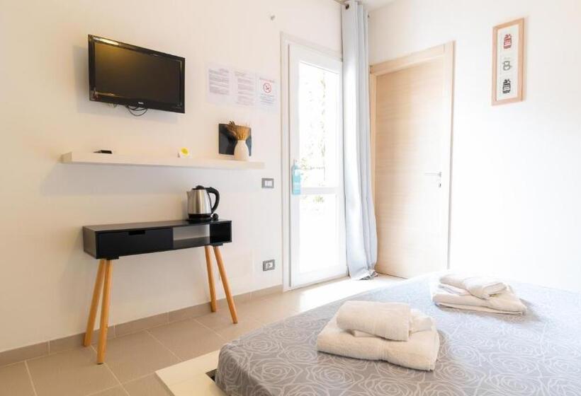 غرفة قياسية مطلّة علي حمام السباحة, Spapparra B&b