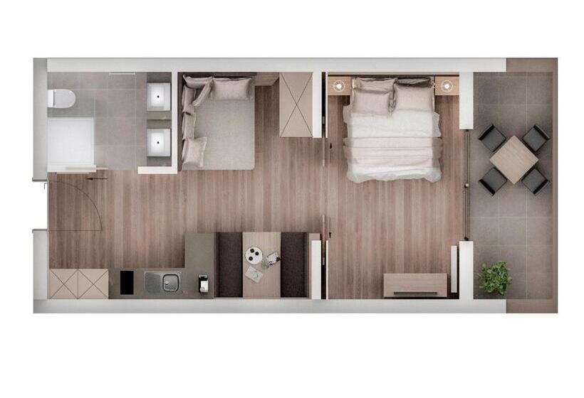 带1个卧室的公寓, Familien Wellness Residence Tyrol