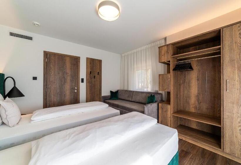 패밀리 룸 가든 전망, Familien Wellness Residence Tyrol