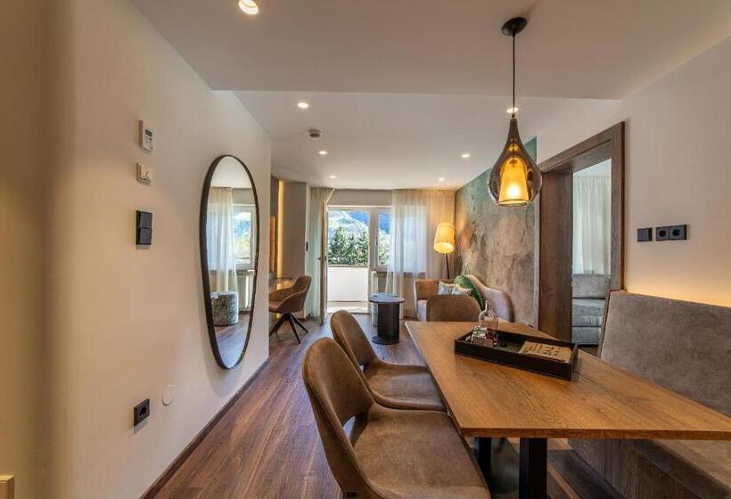 家庭房带园景, Familien Wellness Residence Tyrol