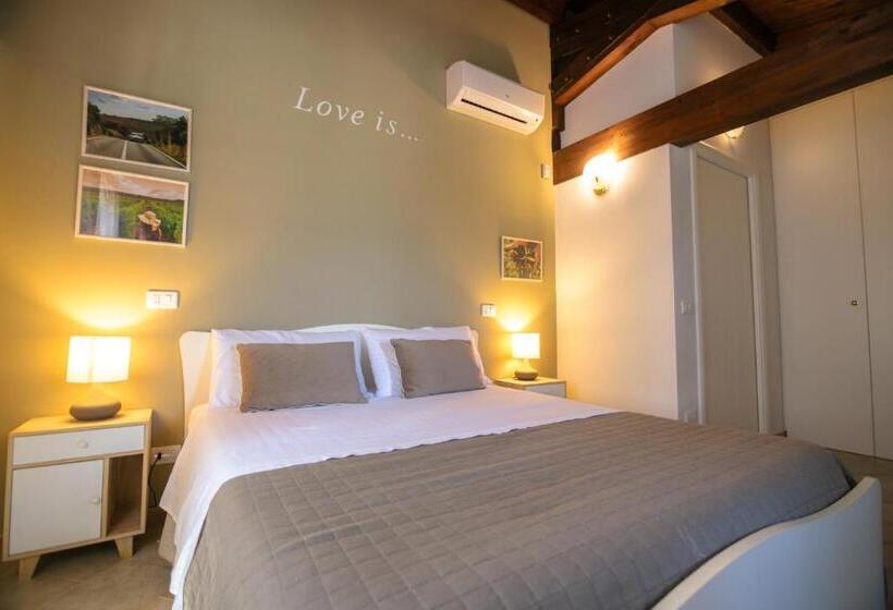 חדר סטנדרט נוף לבריכה, B&b Villa Adriana