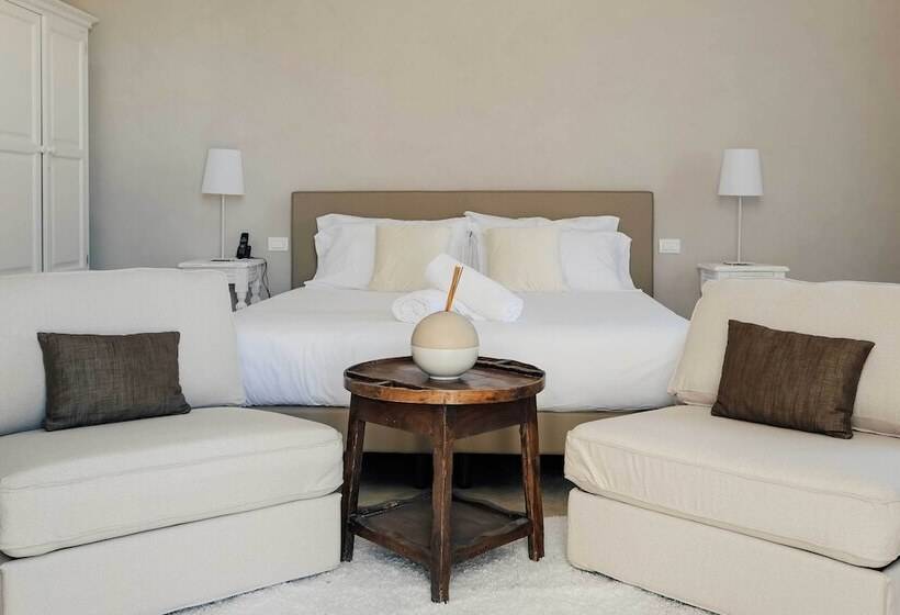 디럭스 룸 가든 전망, Relais Corte Degli Aragonesi