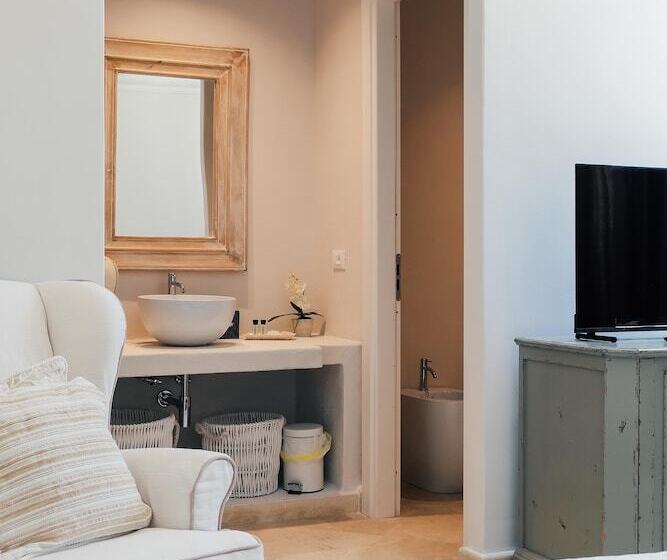 디럭스 룸 가든 전망, Relais Corte Degli Aragonesi