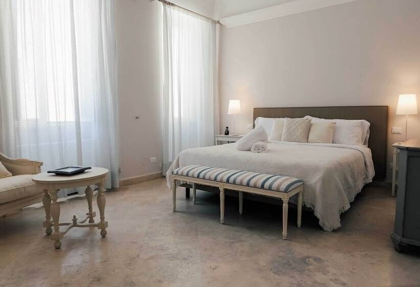 디럭스 룸 가든 전망, Relais Corte Degli Aragonesi