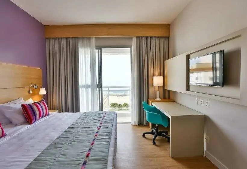 キングサイズベッドのデラックスルーム, Park Inn By Radisson Santos