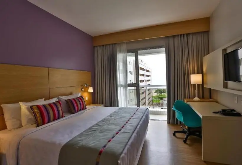 キングサイズベッドのデラックスルーム, Park Inn By Radisson Santos