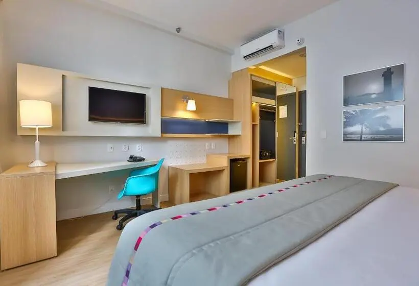 キングサイズベッドのデラックスルーム, Park Inn By Radisson Santos