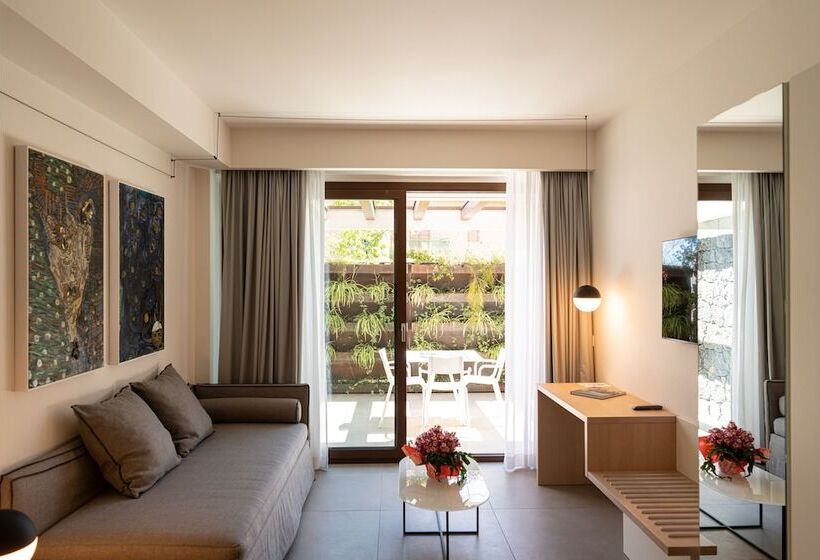 Полулюкс Одноместный с Террасой, Sicilia S Art Hotel & Spa
