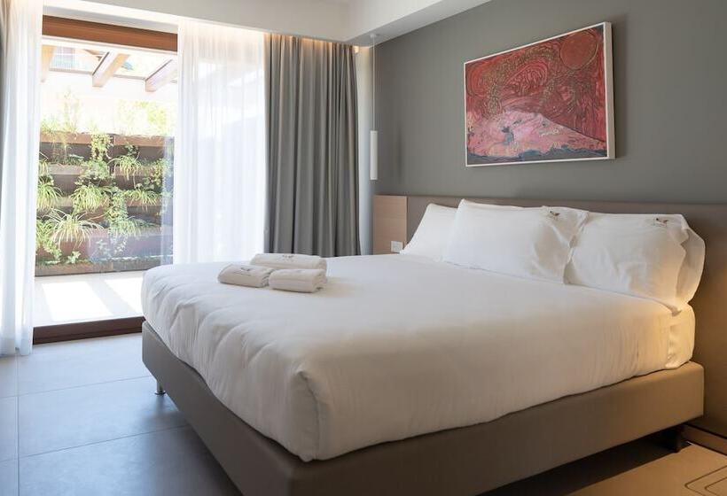 Полулюкс Одноместный с Террасой, Sicilia S Art Hotel & Spa