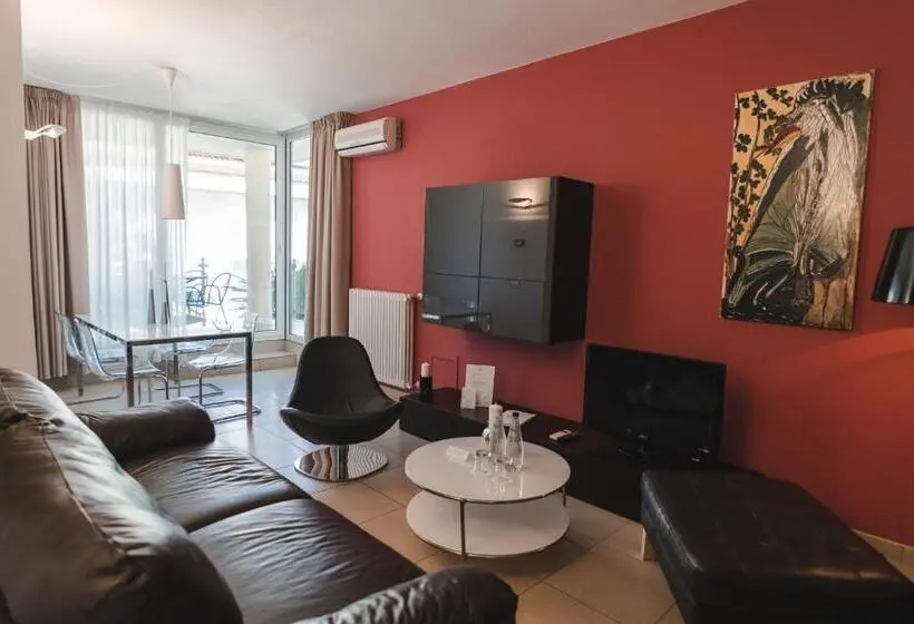 Deluxe-huone Terassi, Sicilia S Art Hotel & Spa