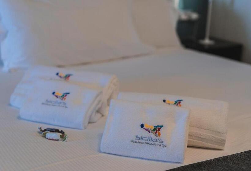Полулюкс Одноместный с Террасой, Sicilia S Art Hotel & Spa