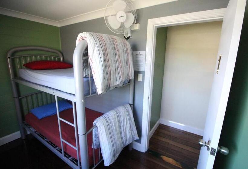 스탠다드 싱글 룸 공동욕실, Port Macquarie Backpackers