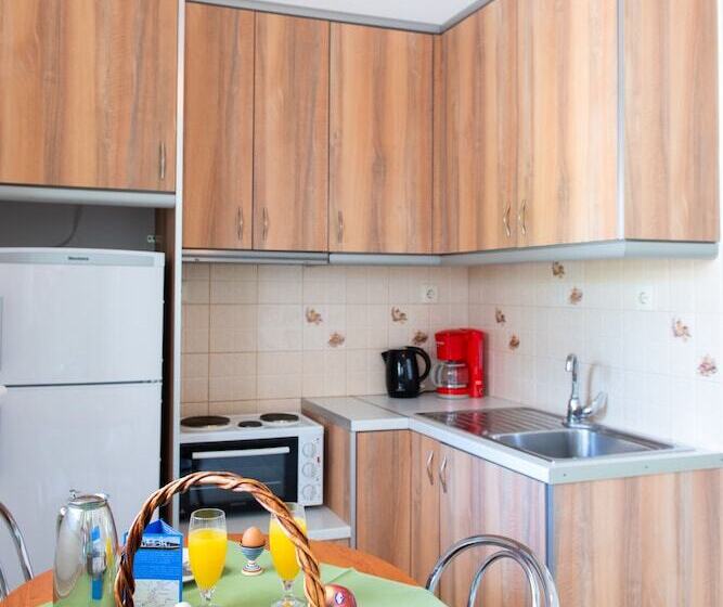 침실 1개 가든 전망 아파트, Rooms & Apartments Archontou