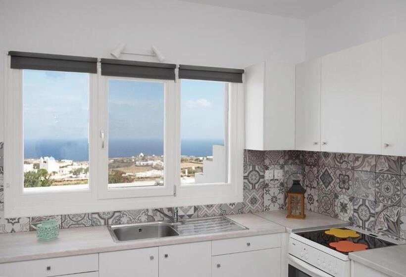 带1个卧室的带海景的公寓, Rooms & Apartments Archontou