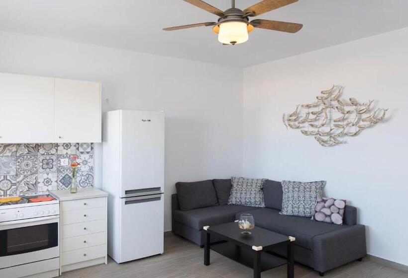 침실 1개 바다 전망 아파트, Rooms & Apartments Archontou