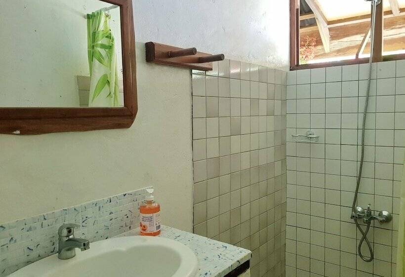 اتاق استاندارد با سرویس بهداشتی مشترک, Pension Les Trois Cascades