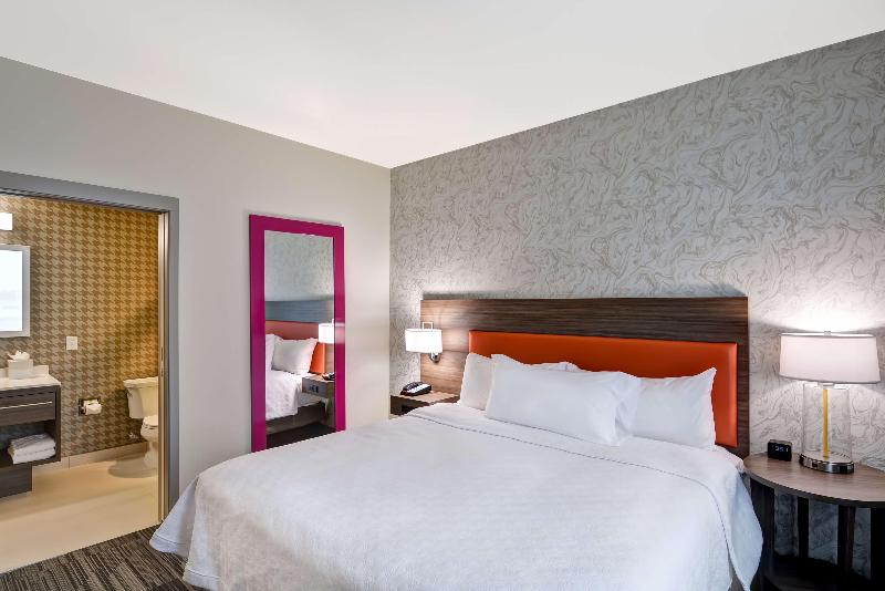 キングサイズベッドのスイートルーム, Home2 Suites By Hilton Lafayette, In