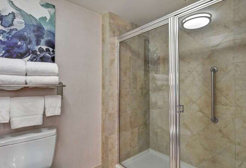 带大床的标准工作室, Home2 Suites By Hilton Springfield North