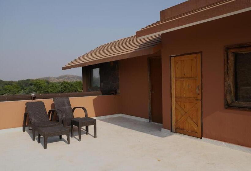 标准间带露台, The Baagh Ananta Elite Ranthambore