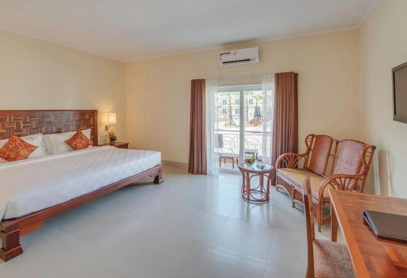 غرفة ديلوكس مزودة بشرفة, Sokha Palace Siem Reap