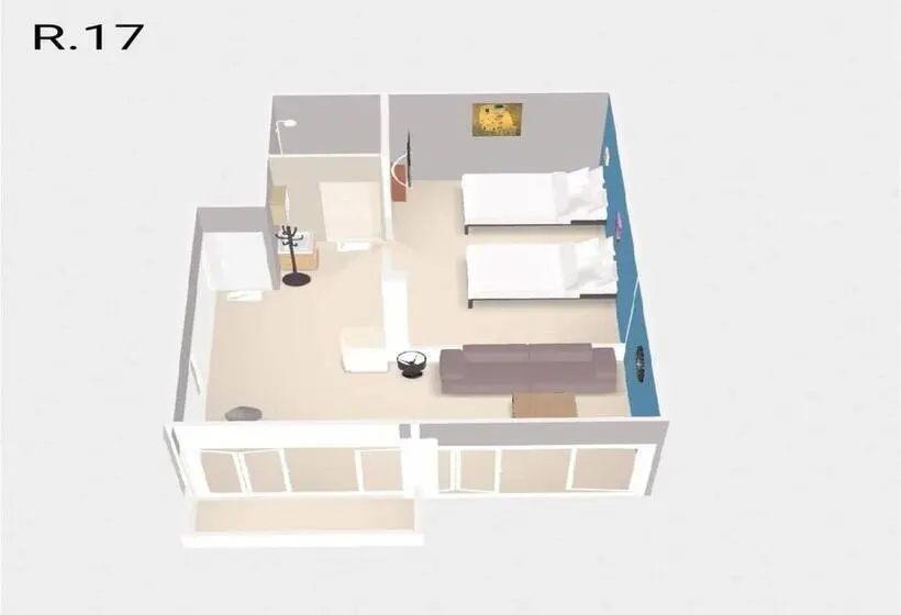 スタンダード4人部屋, Krin Resort