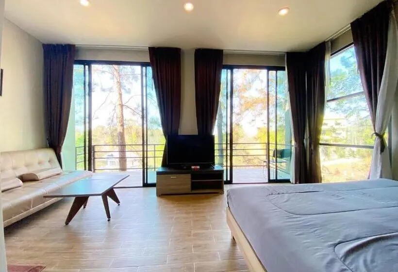 バルコニー付きデラックスルーム, Krin Resort