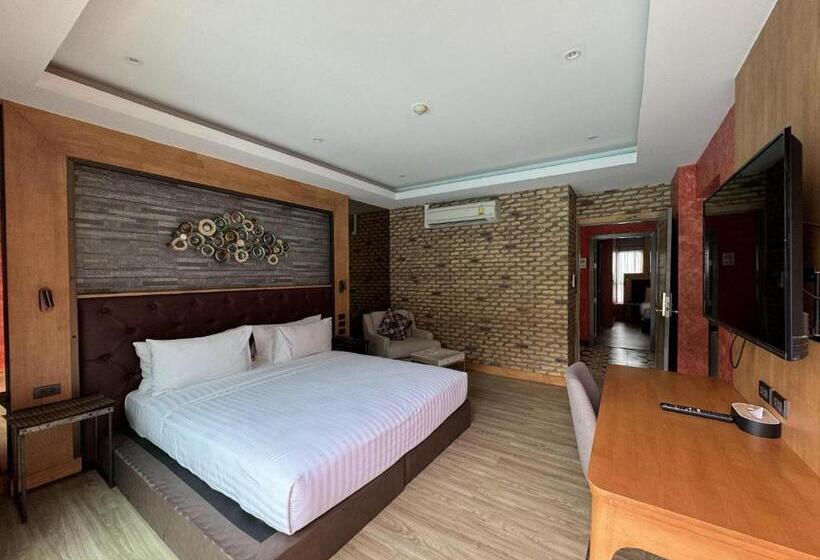 חדר משפחתי נוף לים, La Isla Pranburi Beach Resort