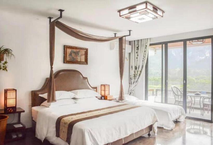 マウンテンビューファミリールーム, Leisure Courtyard Hotel Yangshuo