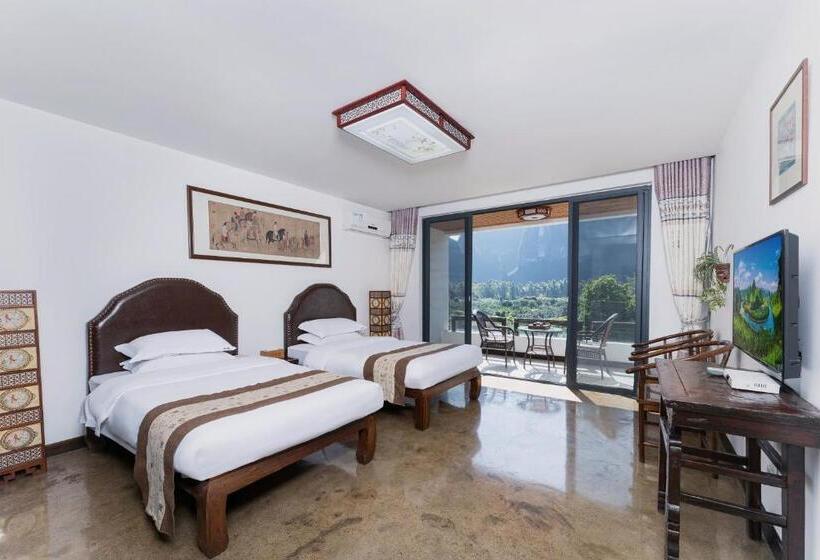 ハイドロマッサージバス付きスイート, Leisure Courtyard Hotel Yangshuo
