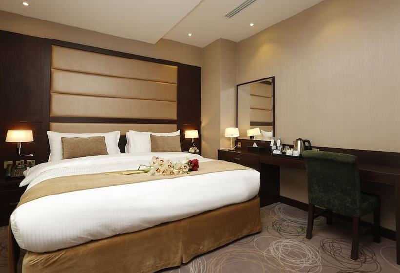キングサイズベッドのデラックスルーム, Swiss Flora Inn Hotel Riyadh