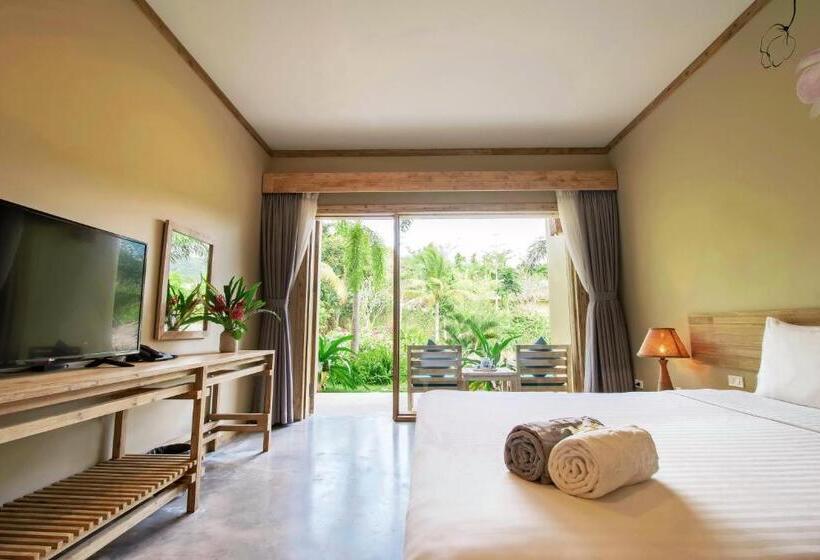 اتاق لوکس با چشم‌انداز باغ, Lahana Resort Phu Quoc & Spa
