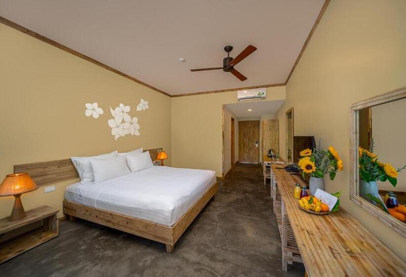 اتاق لوکس با چشم‌انداز باغ, Lahana Resort Phu Quoc & Spa