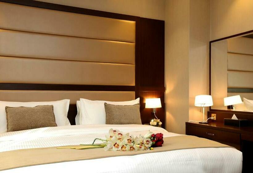 キングサイズベッドのデラックスルーム, Swiss Flora Inn Hotel Riyadh