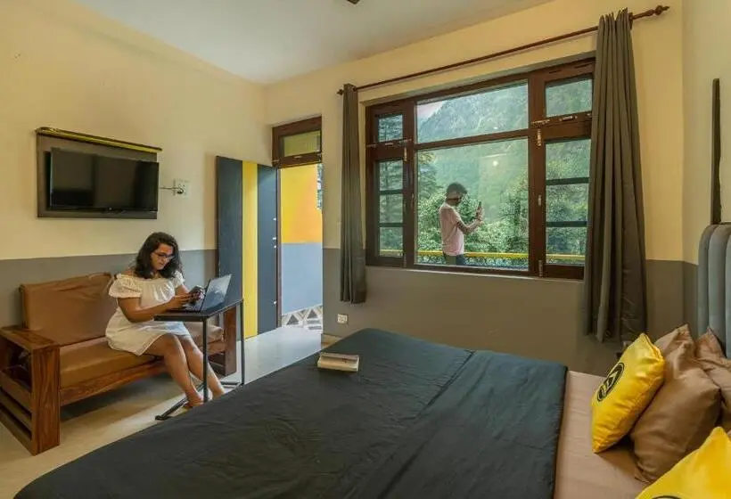 バルコニー付きデラックスルーム, The Hosteller Kasol