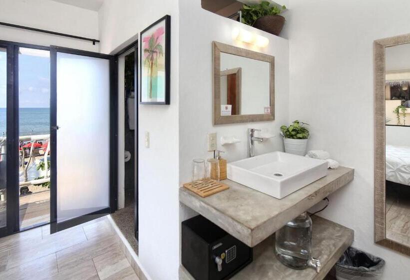 חדר דלוקס עם מרפסת נוף לים, Vista Oceana Sayulita