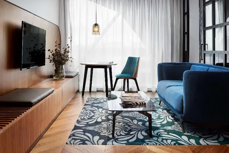 キングサイズベッドのスイートルーム, West Hotel Sydney, Curio Collection By Hilton