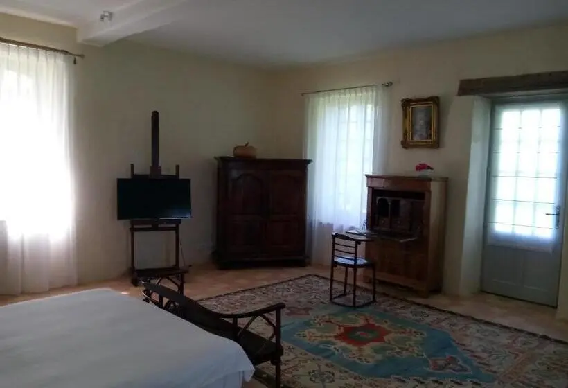 キングサイズベッドのデラックスルーム, Chateau De Champdolent