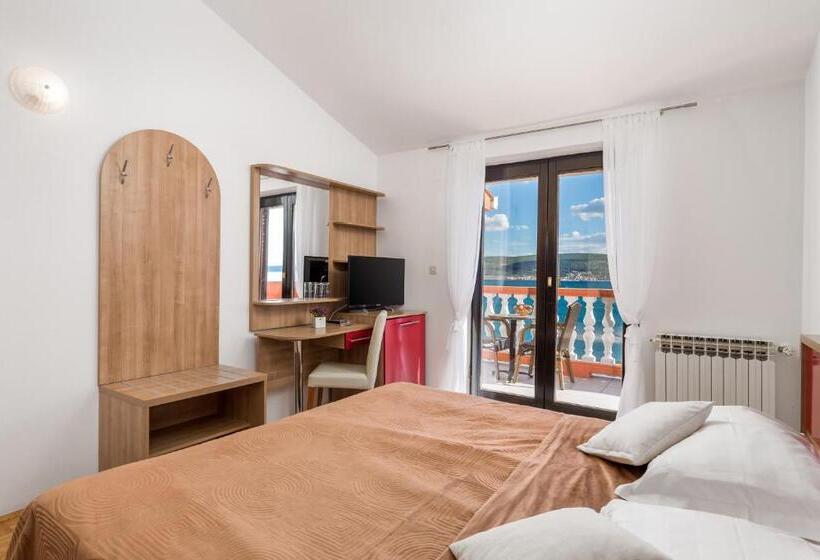 חדר סטנדרט נוף לים עם מרפסת, Pansion Kiko